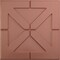 Ekena Millwork 19 5/8in. W x 19 5/8in. H Xander EnduraWall Decorative 3D Wall Panel Covers 2.67 Sq. Ft. WP20X20XAFCP - alternate 1